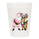 Santa Girl Christmas Frosted Cups - Christmas