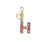 Garden Party Monogram Key Ring