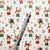 Christmas Reindeer Family Wrapping Paper Roll