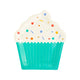 Birthday Cupcake Shaped Paper Plate