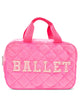 Ballet Quilted Large Cosmetic Bag