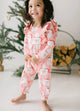 Mabel Romper in Santa Cocoa | Baby Christmas Clothing