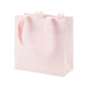 Mini Stripe Small Square Gift Bag in Blush