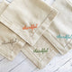 Thankful Cloth Dinner Napkins, set of four (1 of each color)