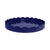 Lacquered Scalloped Tray Large