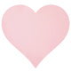 DIE-CUT PINK HEART PLACEMAT - 12 SHEETS