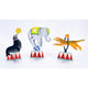 CIRCUS TRIO TABLE ORNAMENTS - SET OF 3