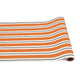 Orange & Black Awning Stripe Runner