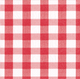 Red Gingham Cocktail Napkins