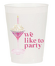 We Like To Party Martini Birthday Cake - Set of 10 Cups