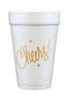 Cheers w/ Dots | Styrofoam Cups