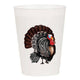 Turkey Watercolor Reusable Cups - Set of 10